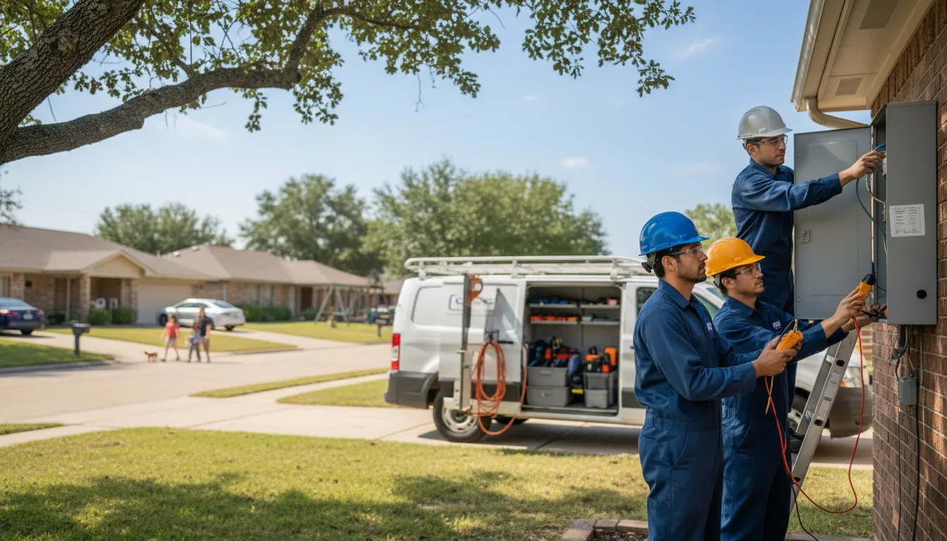 Certified electrician providing emergency electrical services in Aquebogue, NY
